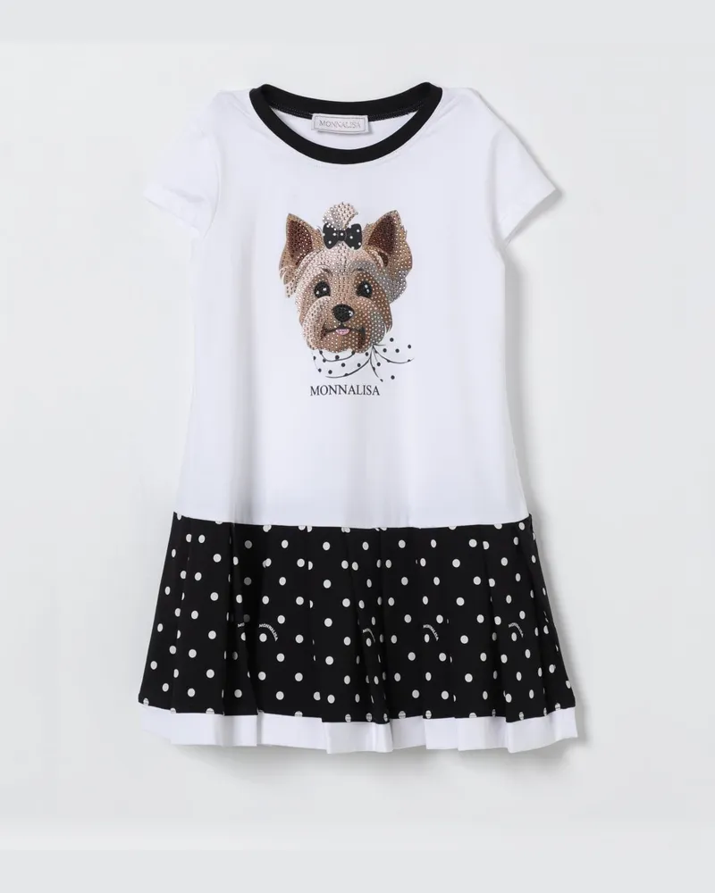 Monnalisa Kleid kinder Weiß