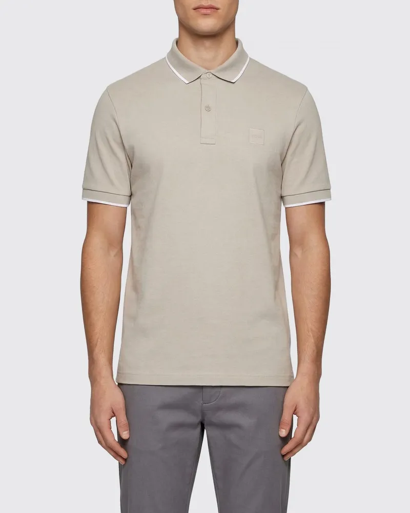 HUGO BOSS Polo herren Grau