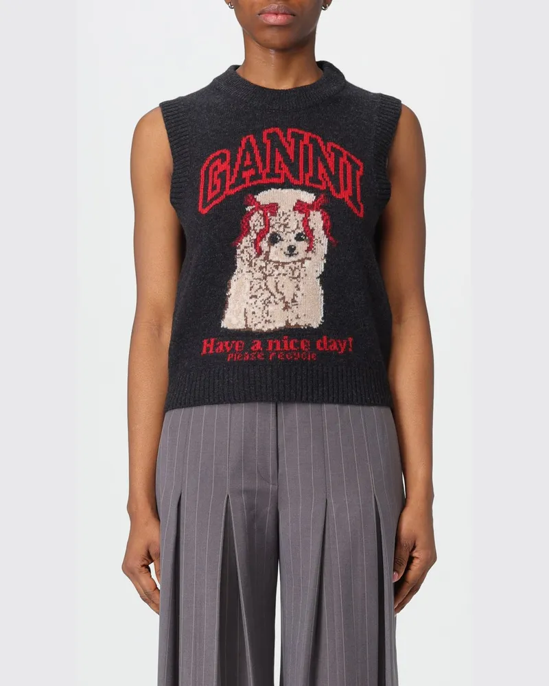 Ganni Pullover damen Schwarz