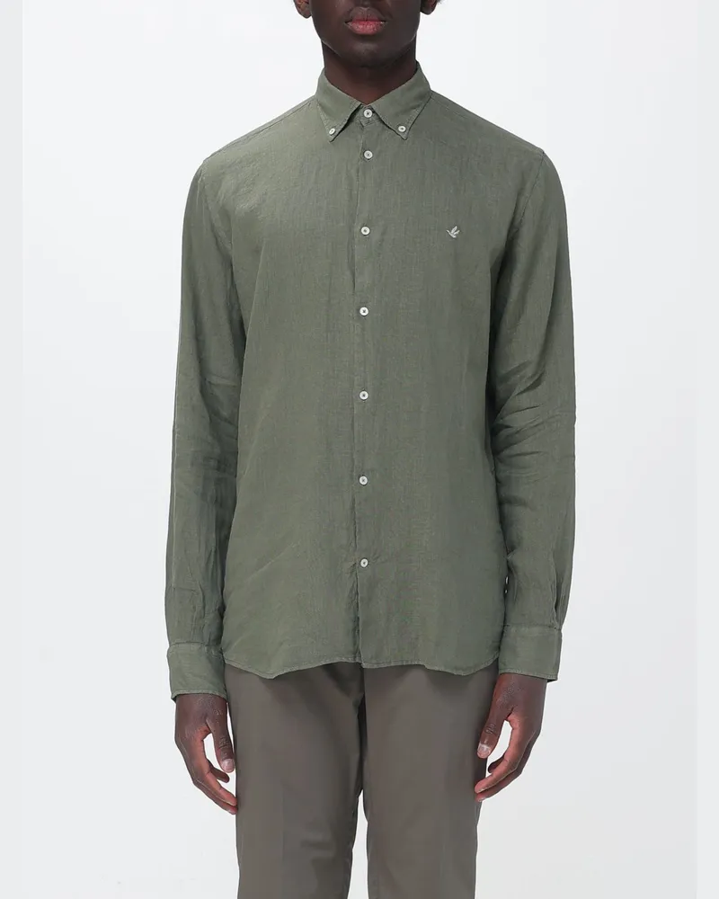 Brooksfield Lässiges Leinenhemd Military
