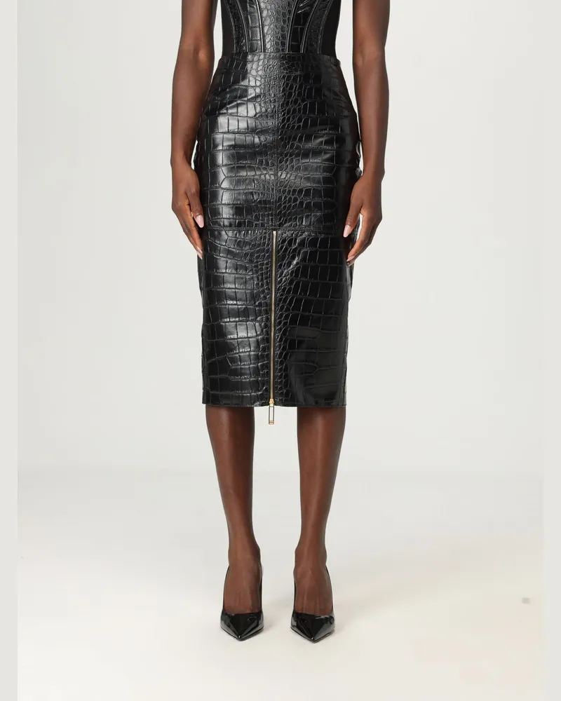 Elisabetta Franchi Rock damen Schwarz