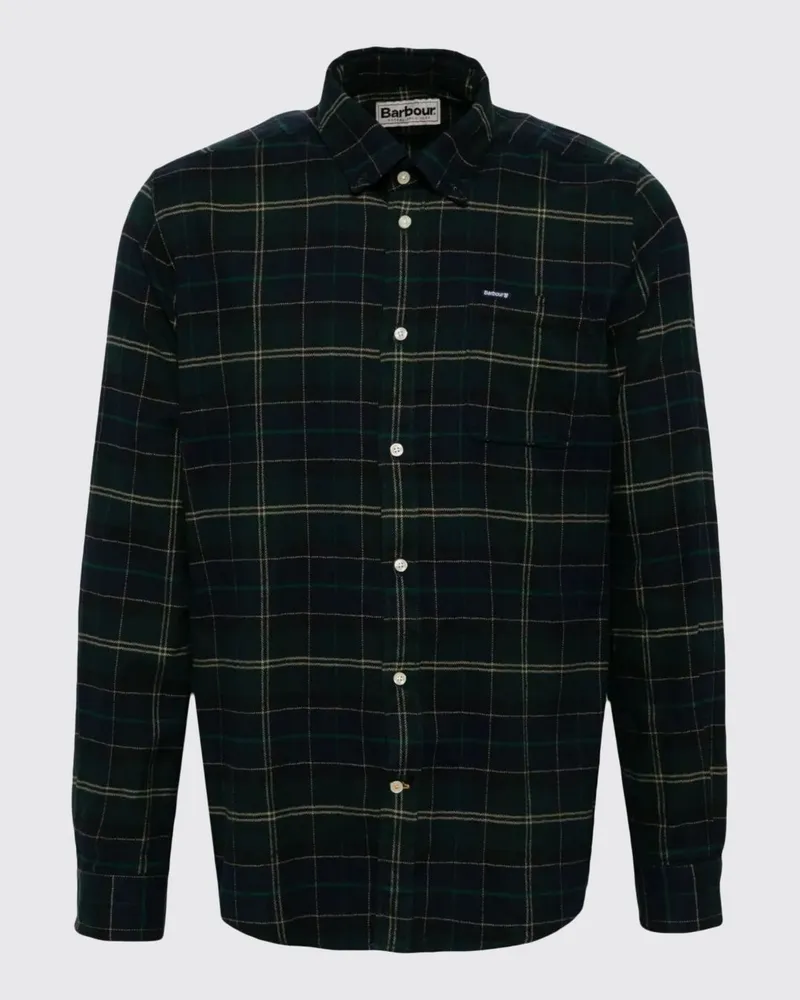 Barbour Hemd herren Grün