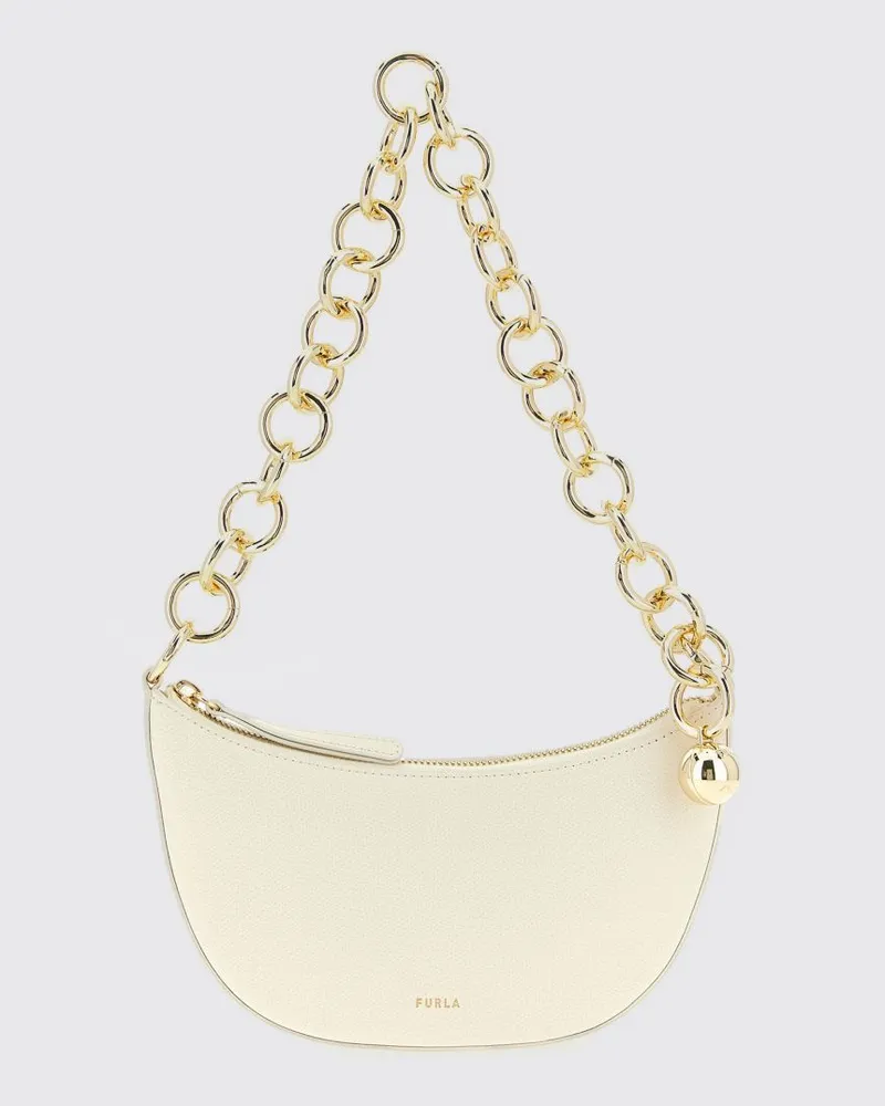 Furla Schultertasche damen Weiß
