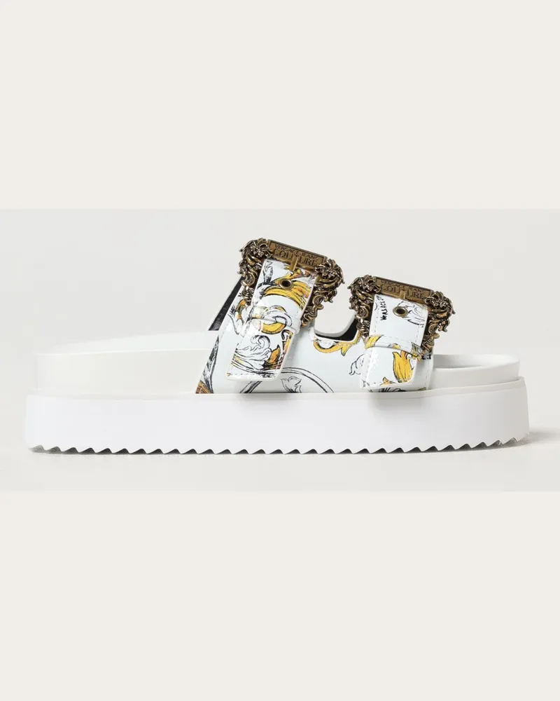 Versace Jeans Flache sandalen damen Weiß