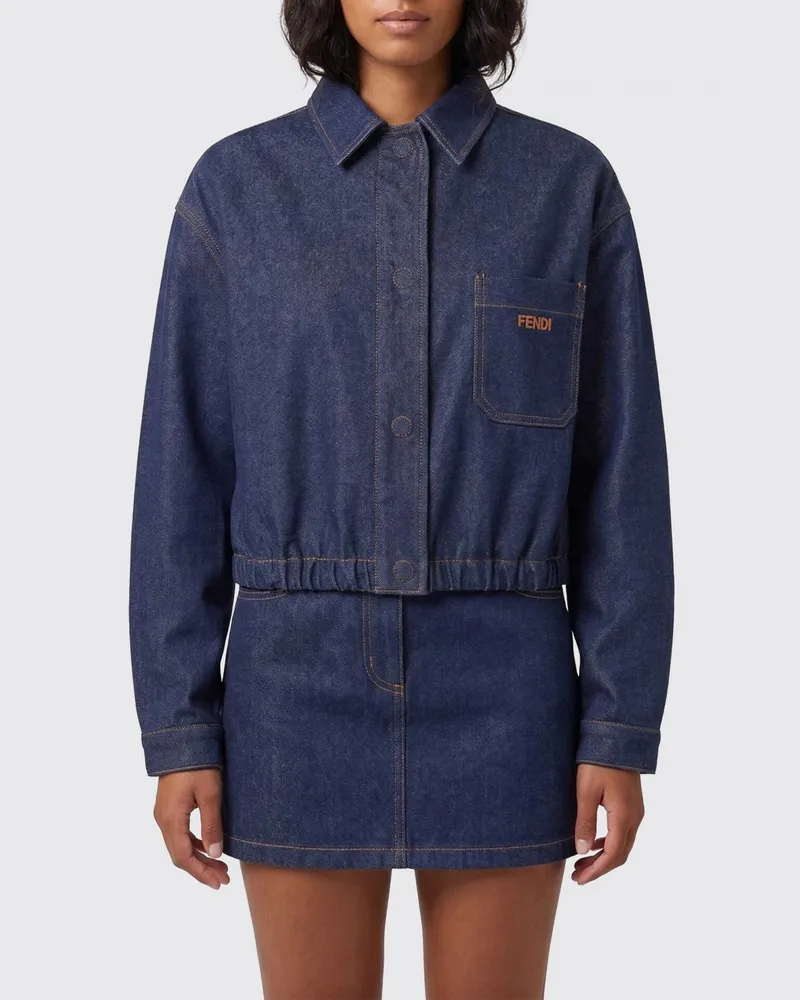 Fendi Mantel damen Blau