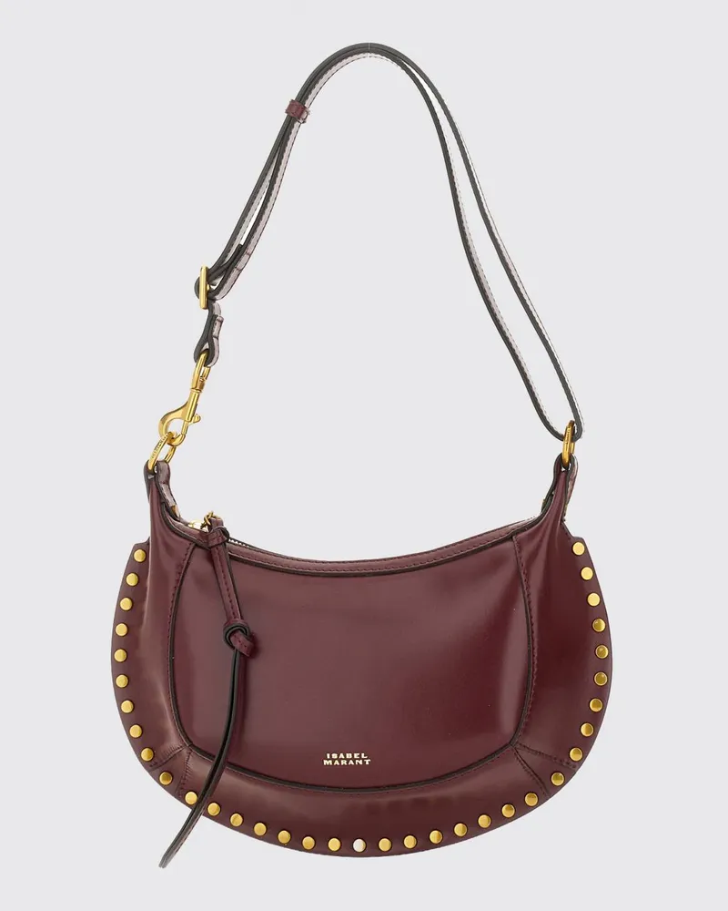 Isabel Marant Schultertasche damen Burgunderrot