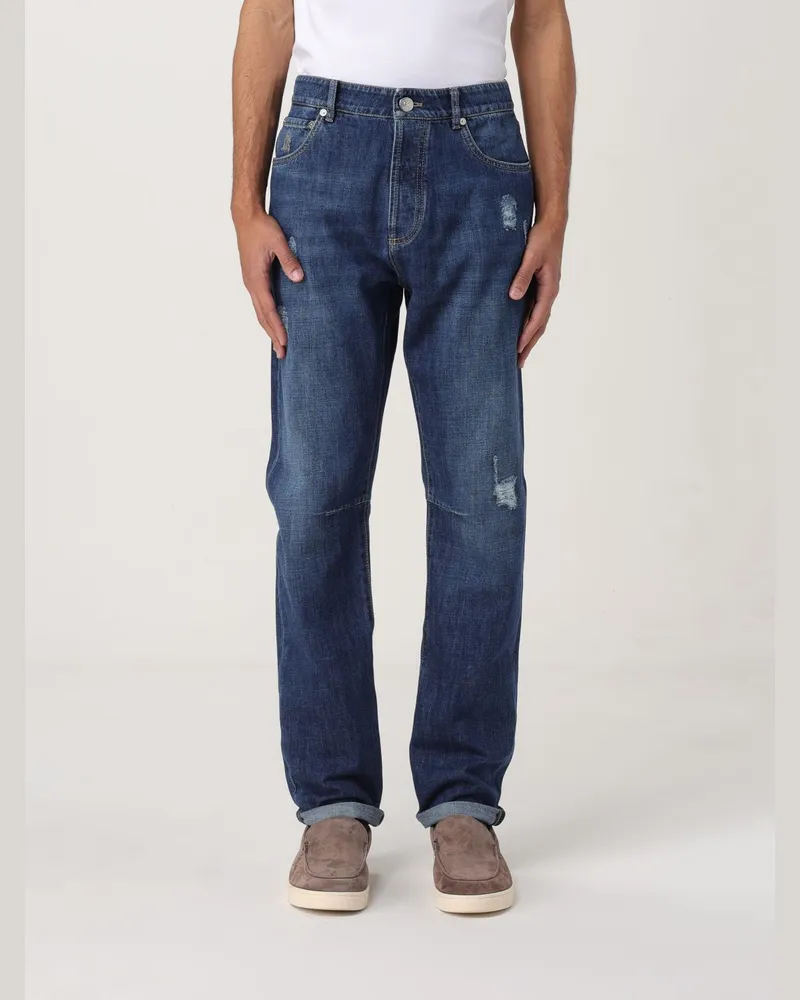 Brunello Cucinelli Hose herren Denim