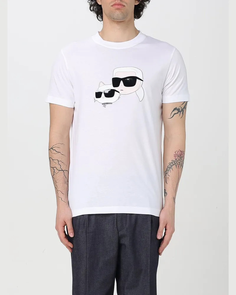Karl Lagerfeld T-shirt herren Weiß