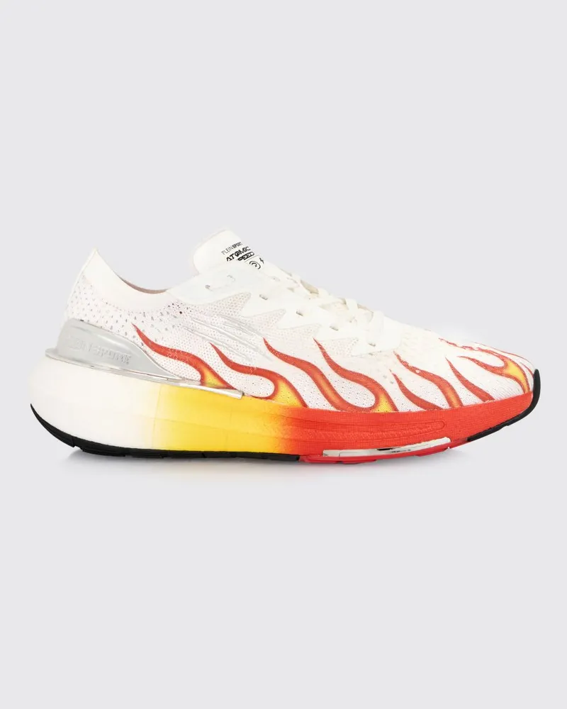 Philipp Plein Atomic Speed Sneakers aus Häkelstrick Weiß