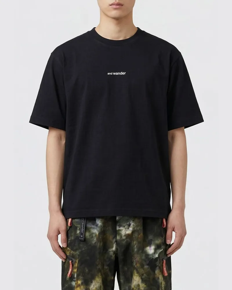 and wander T-shirt herren Schwarz