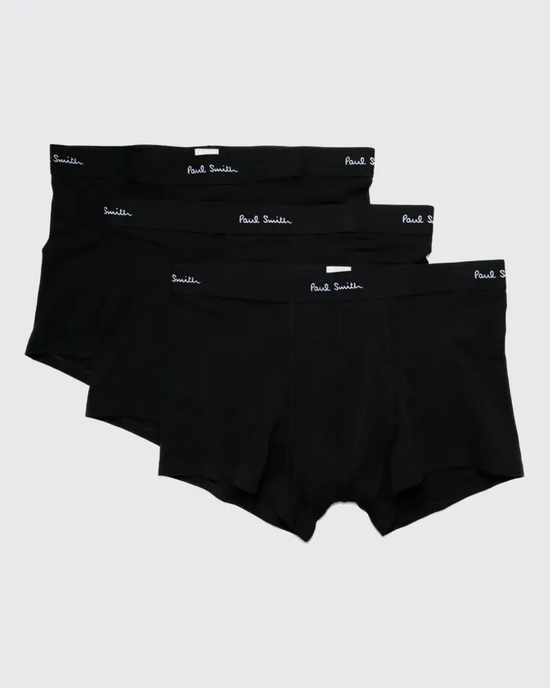 Paul Smith 3er-Set Baumwollboxer Schwarz