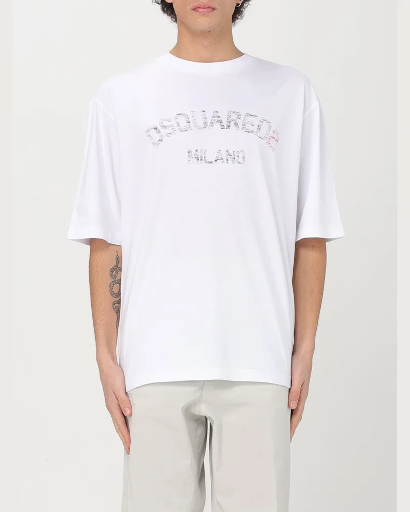 Dsquared2 T-shirt herren Weiß