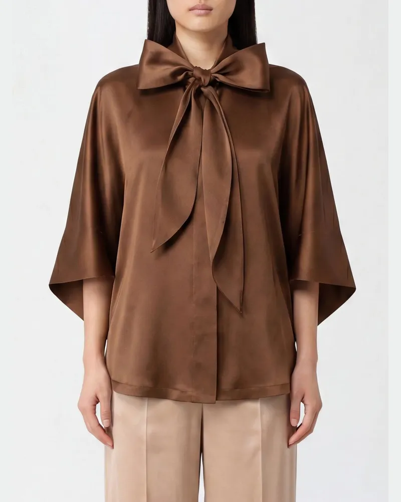 Alberta Ferretti Hemdbluse damen Braun