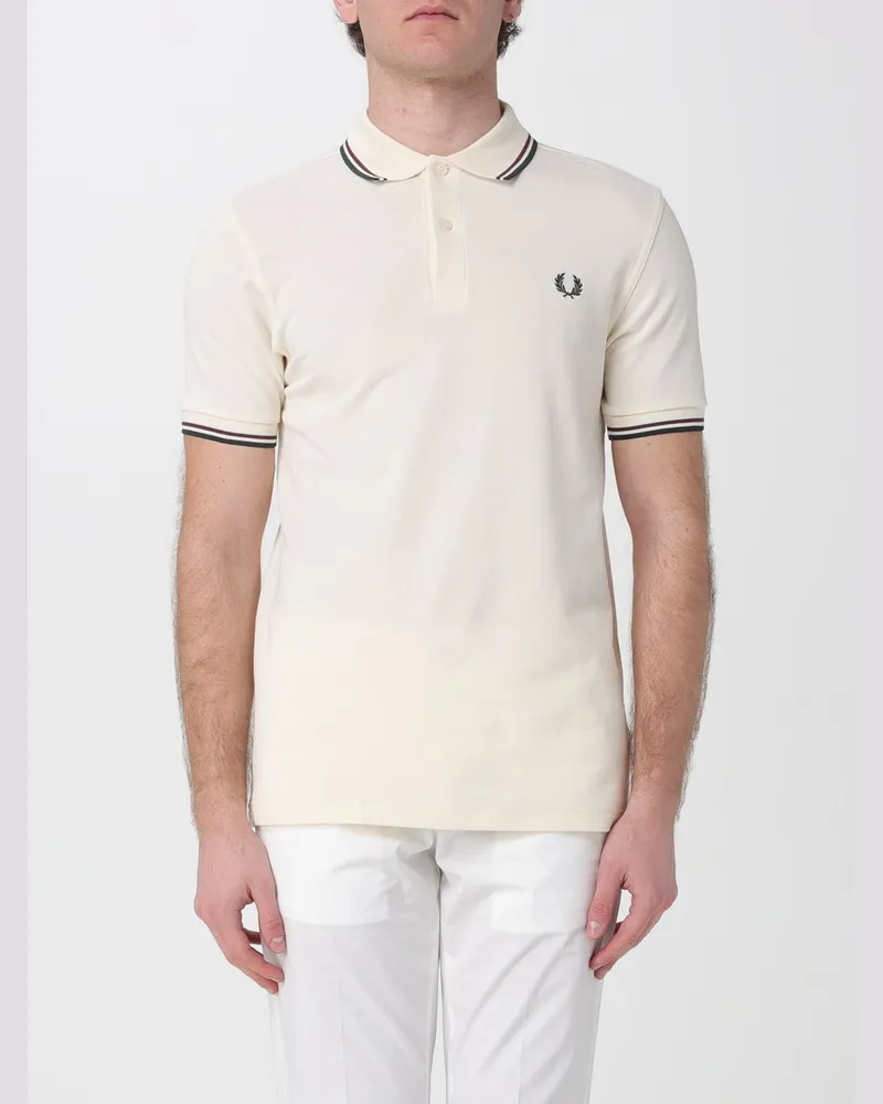Fred Perry T-shirt herren Ecru