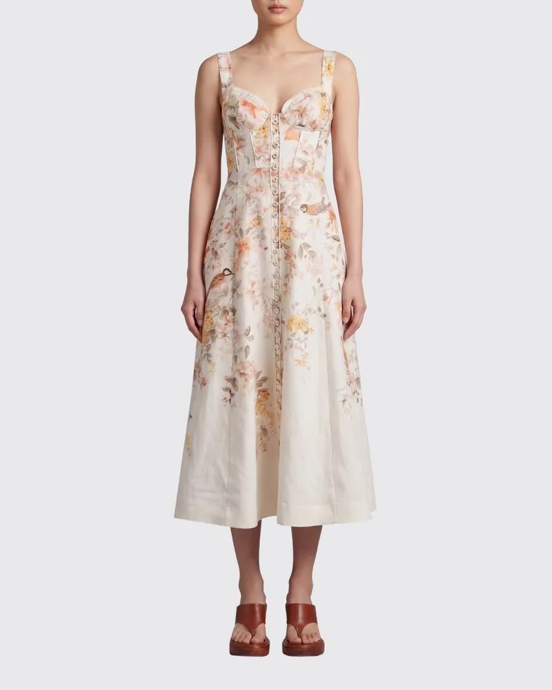 Zimmermann Kleid damen Nude