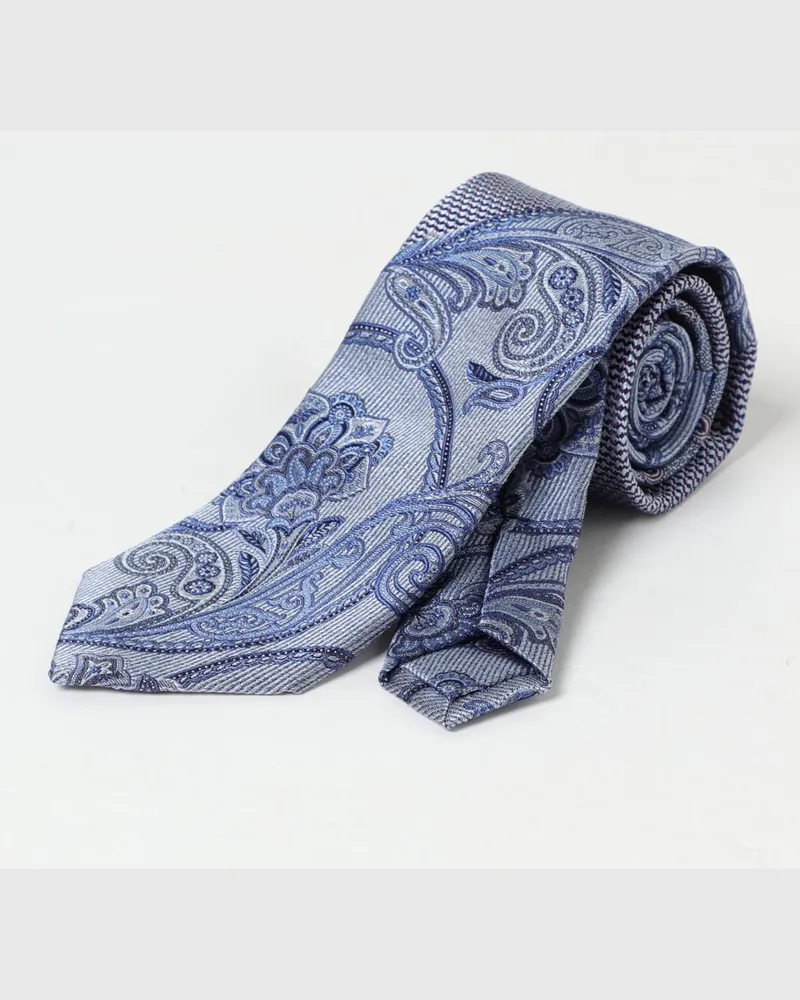 Etro Krawatte herren Blau