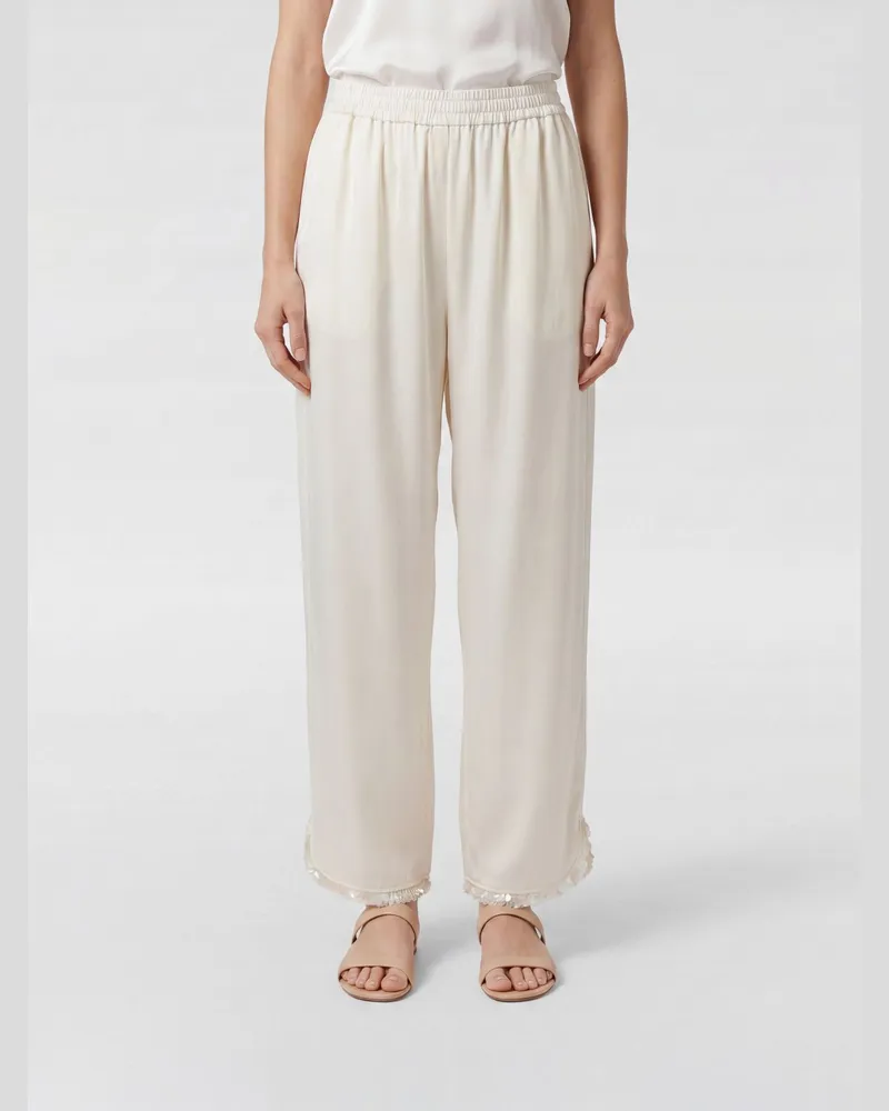 Stella McCartney Hose damen Cream