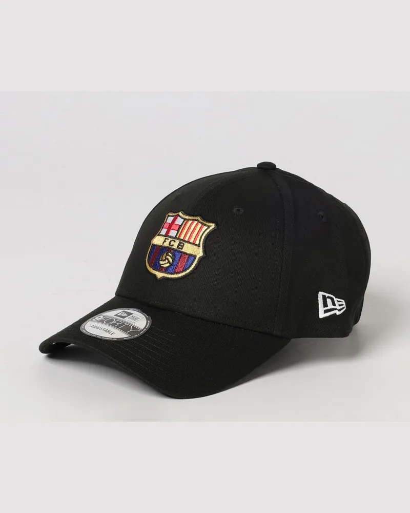 New Era 9FORTY FC Barcelona Core Baseballkappe aus Baumwolle mit Logo Schwarz