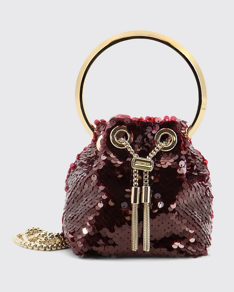 Jimmy Choo Handtasche damen Weinrot