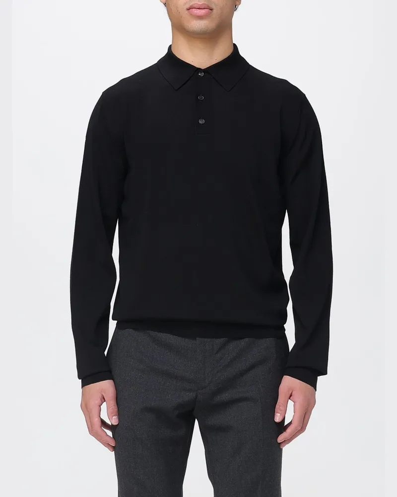 Zanone Polo herren Schwarz