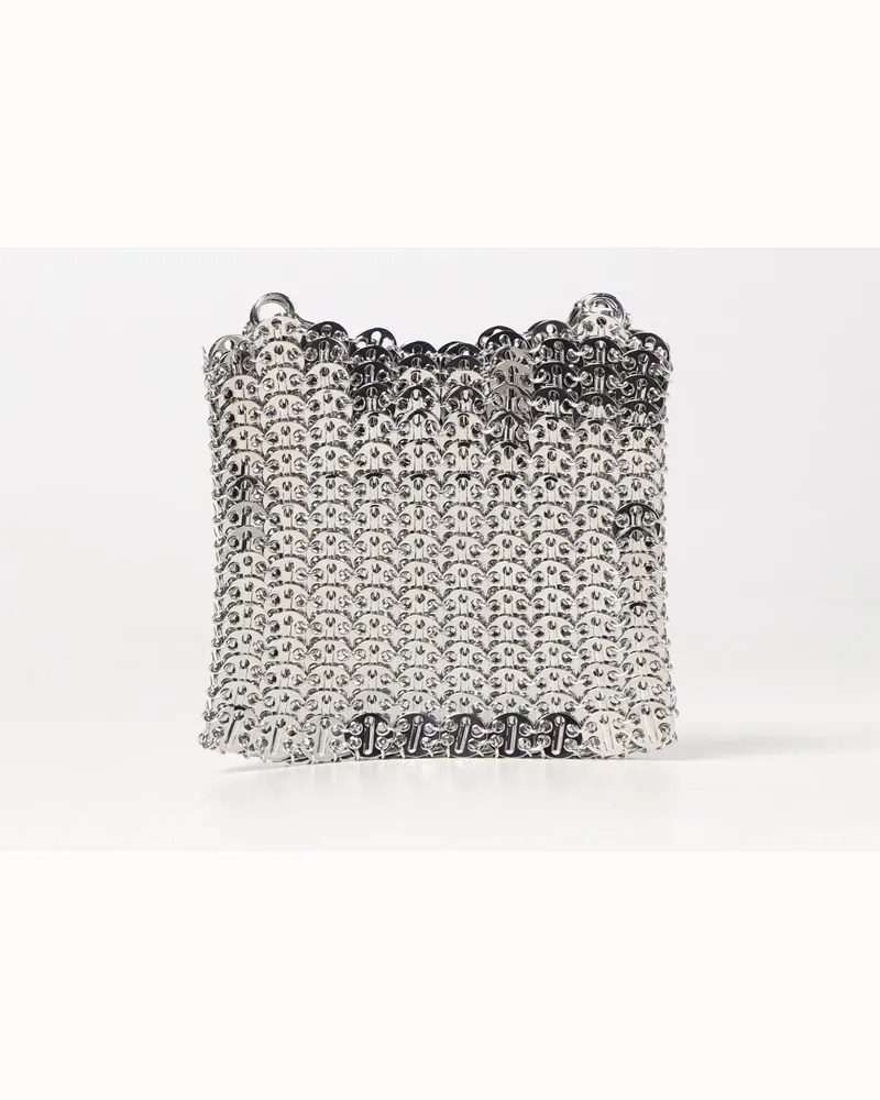 Paco Rabanne Schultertasche damen Paco Silber