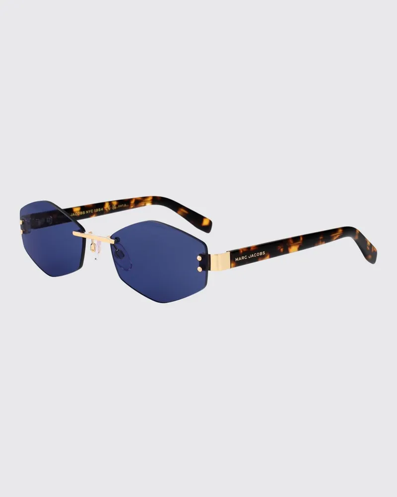 Marc Jacobs MARC496/S Sonnenbrille aus Acetat und Metall Blau