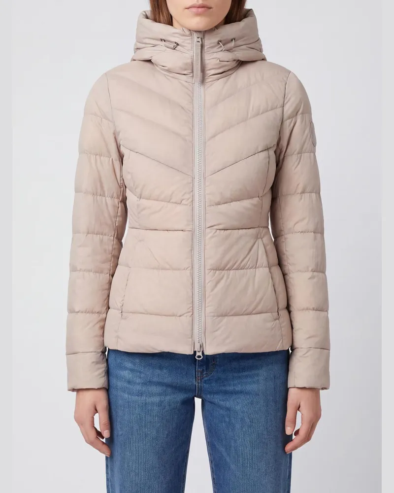 Canada Goose Kurze Clair Daunenjacke von in Slim Fit mit Kapuze Beige