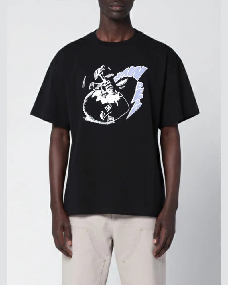 Brain Dead T-shirt herren Schwarz