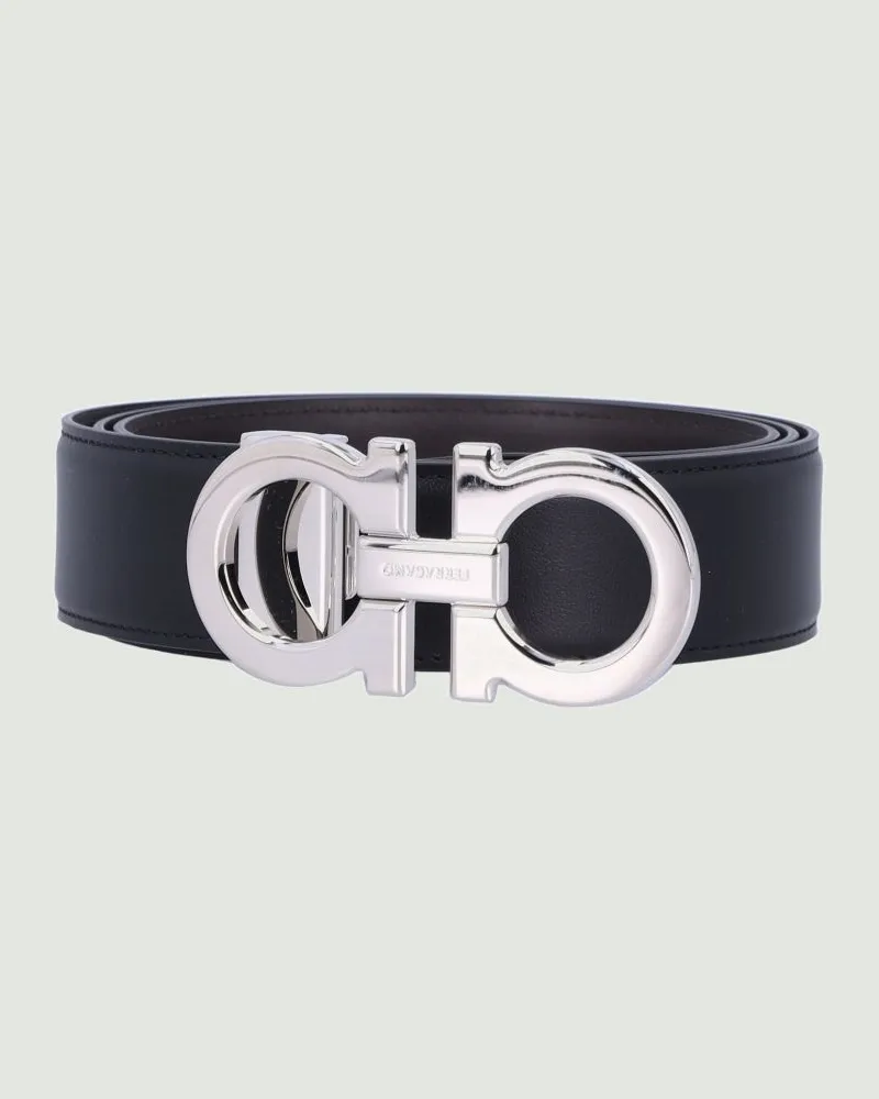 Ferragamo Grtel herren Schwarz