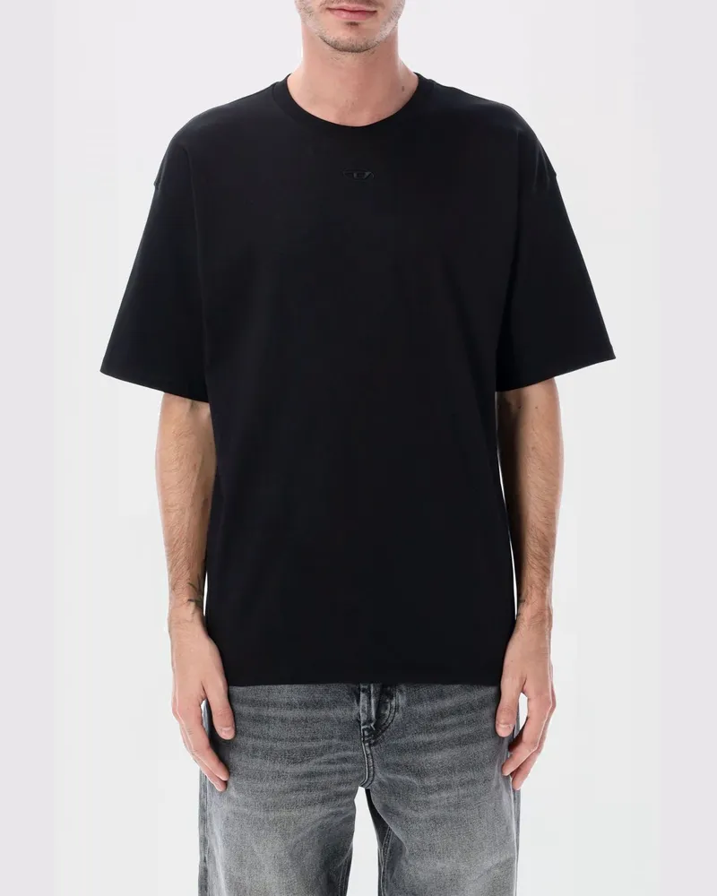 Diesel T-shirt herren Schwarz