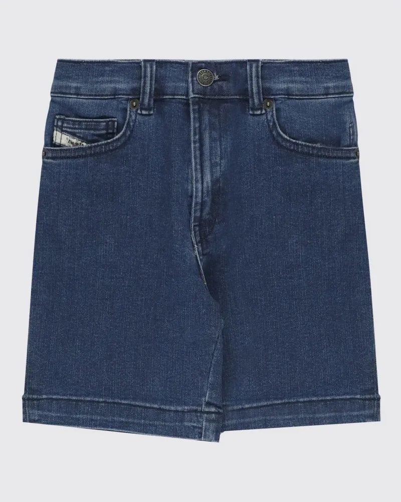 Diesel 5-Pocket Jeans-Shorts Blau