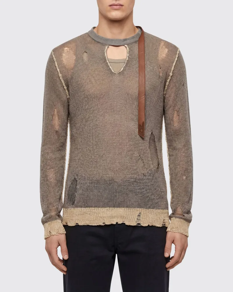 Diesel Pullover herren Grau