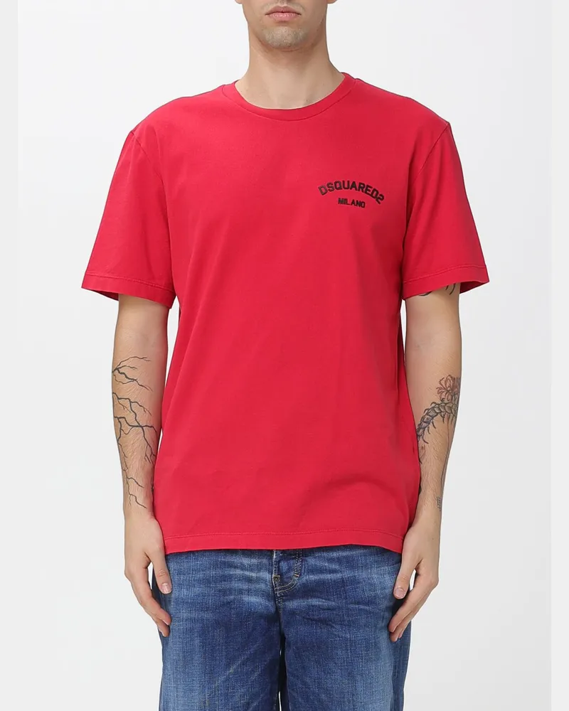 Dsquared2 T-shirt herren Rot