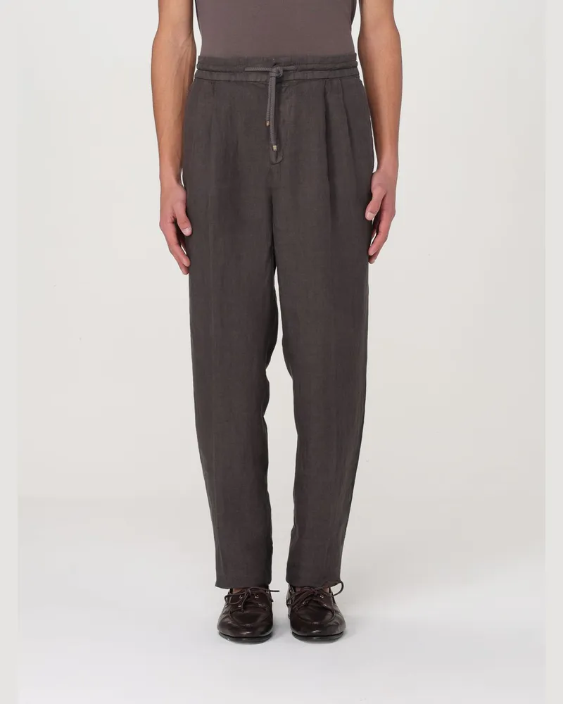 Brunello Cucinelli Hose herren Kaffee