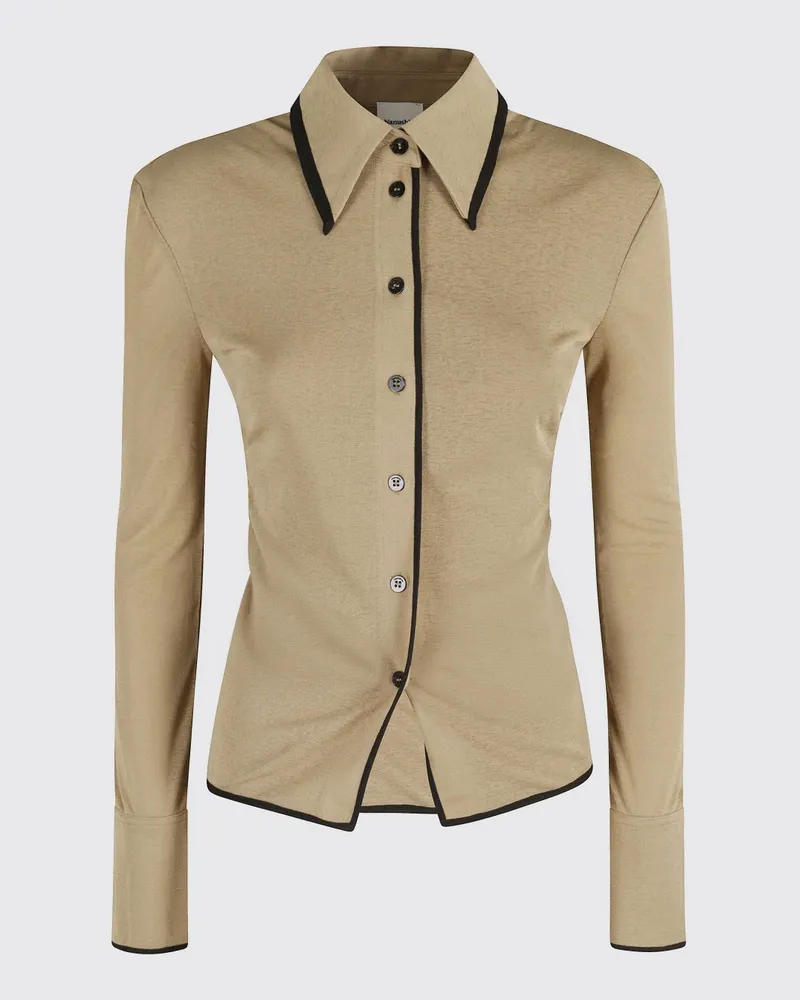 Nanushka Hemdbluse damen Sand