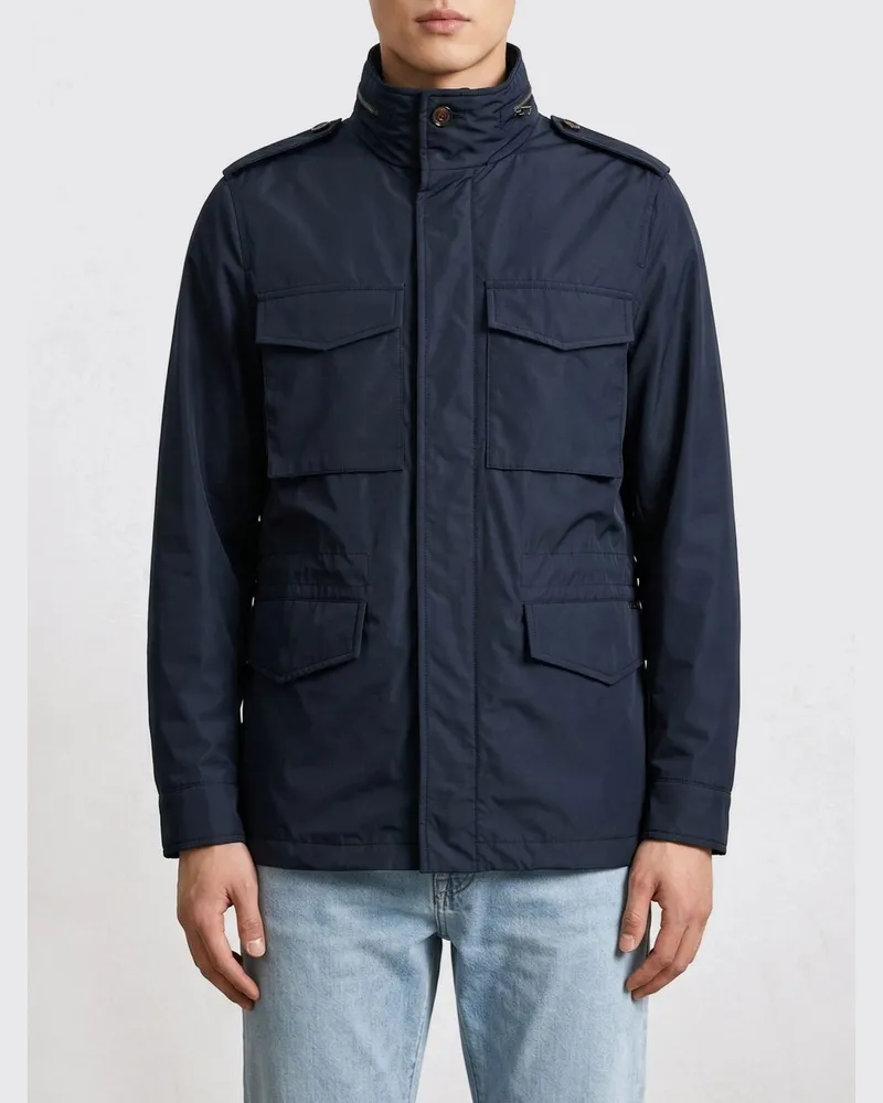 MOORER Jacke herren Blau