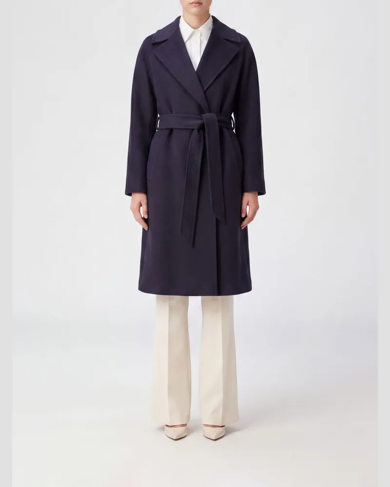 Max Mara Mantel damen Blau