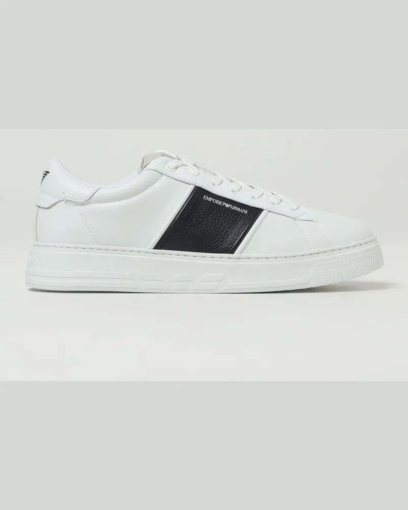 Emporio Armani Sneakers herren Weiß