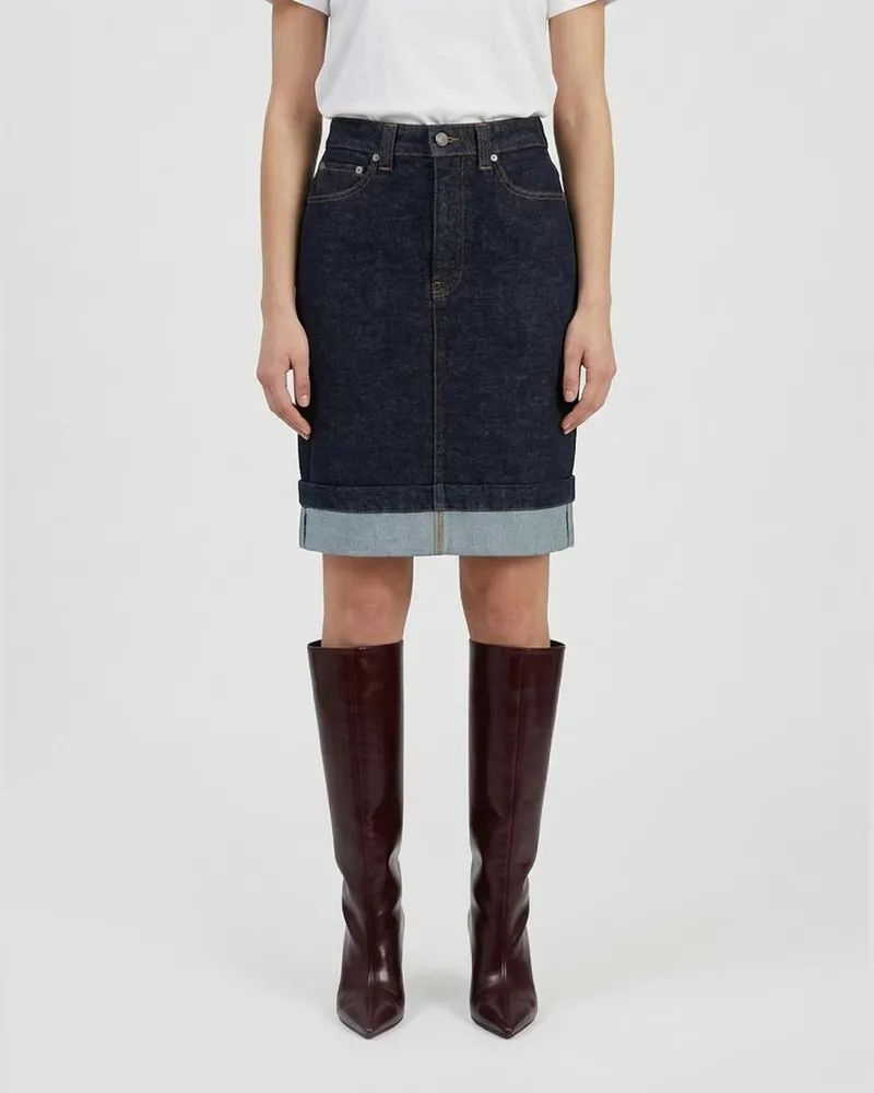 KHAITE Rock damen Blau