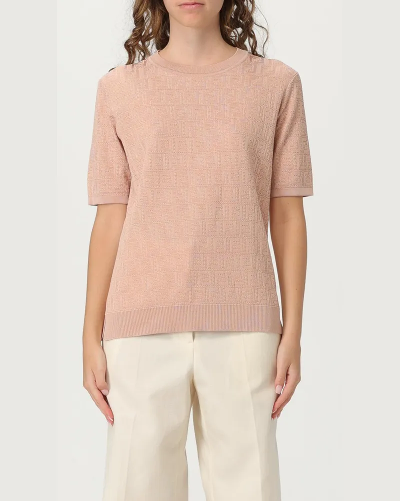 Fendi T-shirt damen Pink