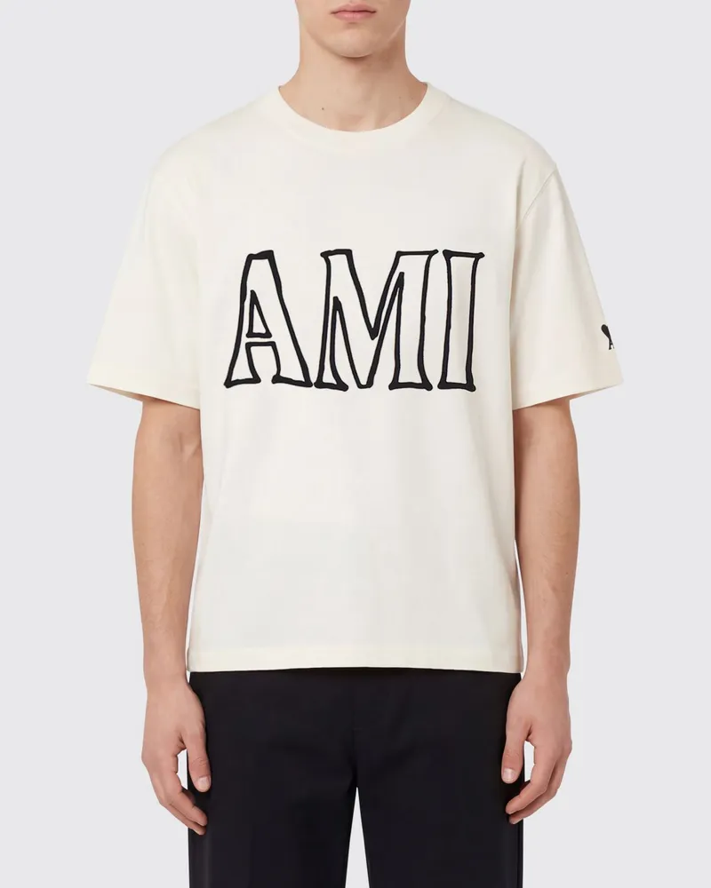 AMI Paris T-shirt herren Weiß