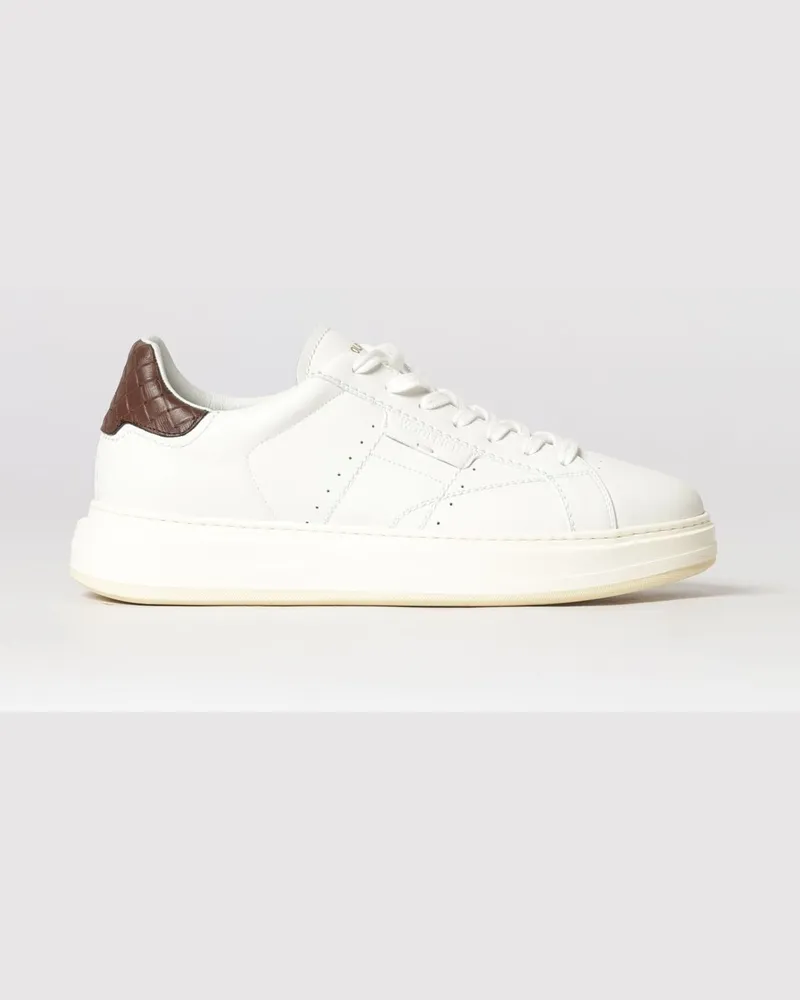 Woolrich Leder-Sneakers Braun