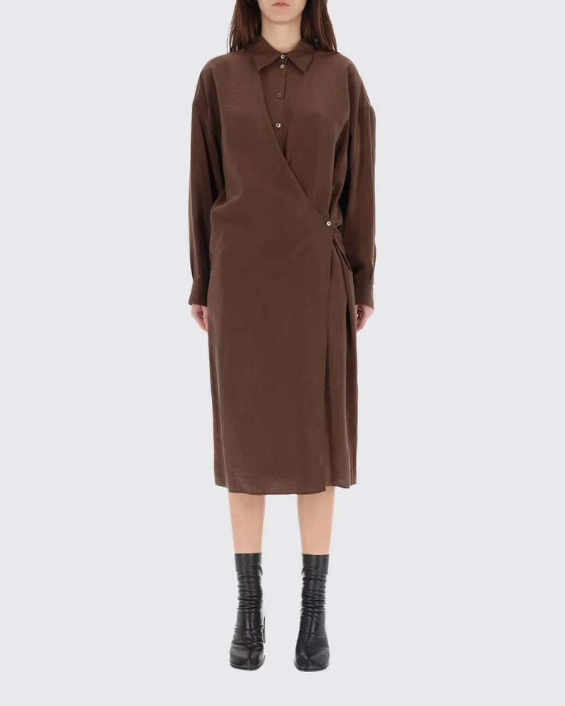 Christophe Lemaire Kleid damen Braun