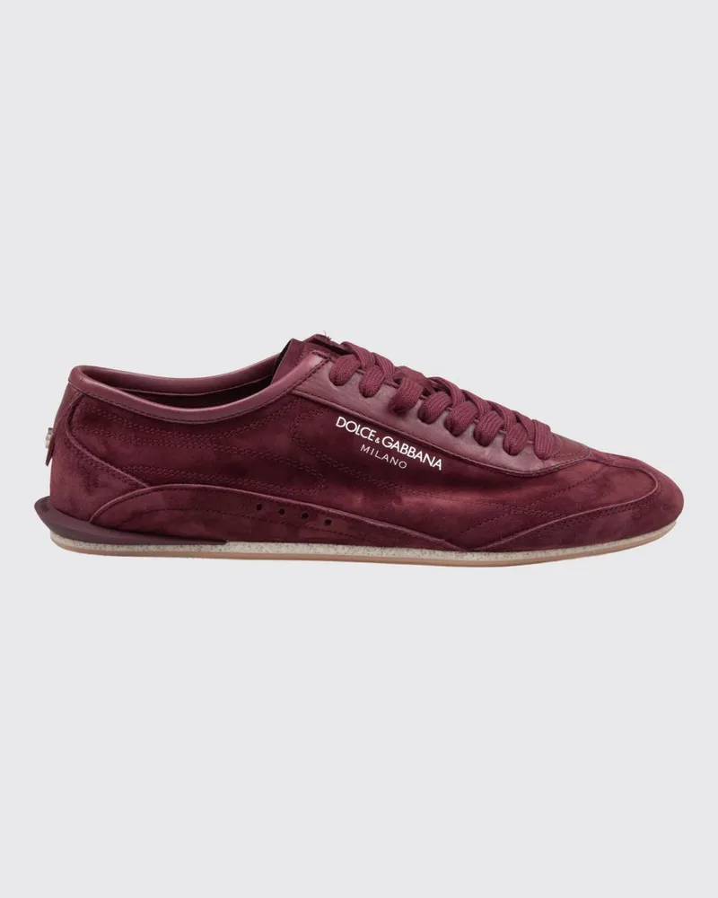 Dolce & Gabbana DOLCE  GABBANA Sneakers herren Dolce & Gabbana Burgunderrot