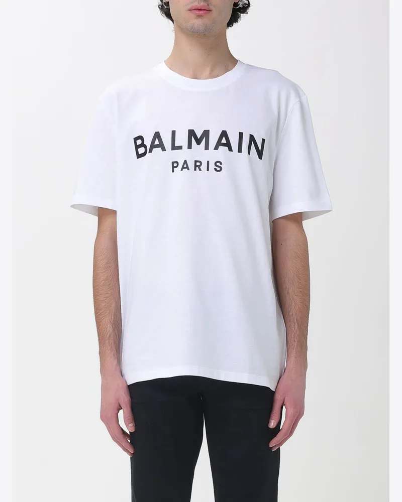 Balmain T-shirt herren Weiß