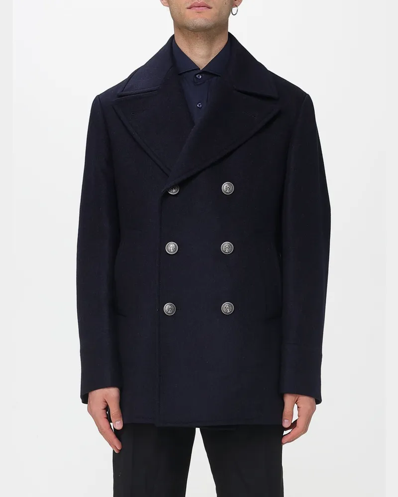 Brunello Cucinelli Mantel herren Navy