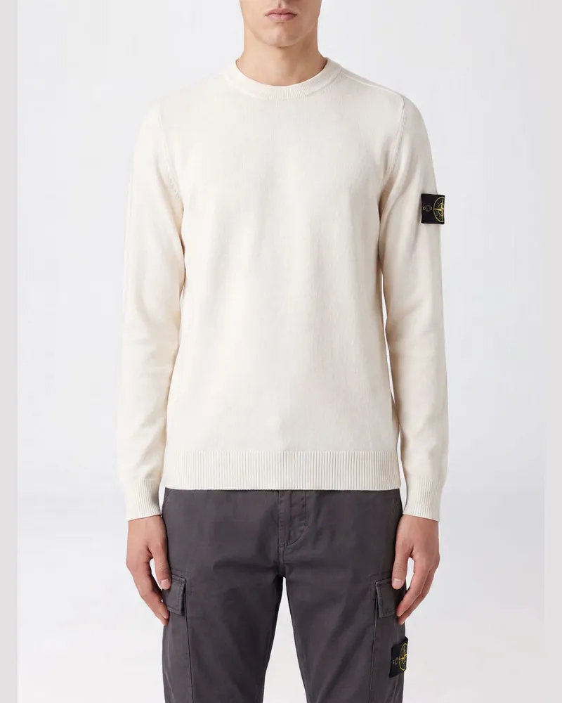 Stone Island Pullover herren Weiß