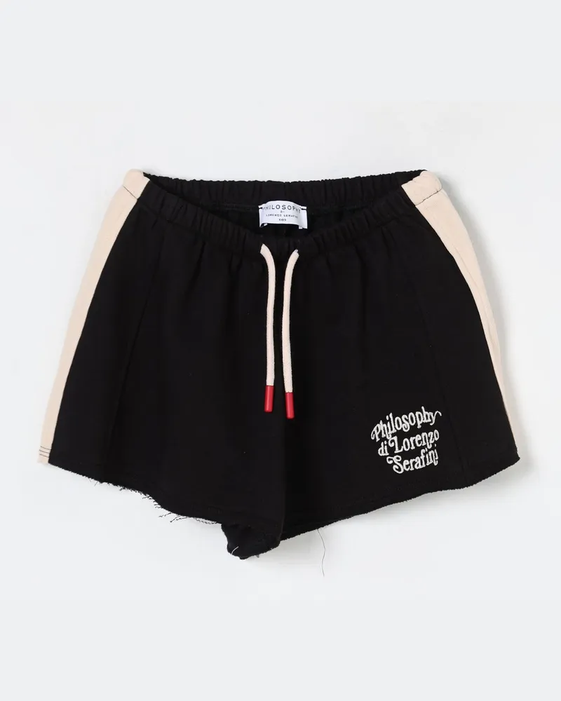 Philosophy Di Lorenzo Serafini Shorts kinder Schwarz