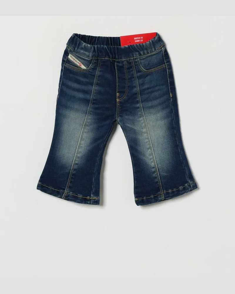 Diesel Flared Jeans für Jungen aus Denim mit elastischem, mittelhohem Bund Blau