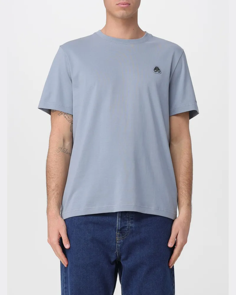 Moose Knuckles T-shirt herren Hellblau